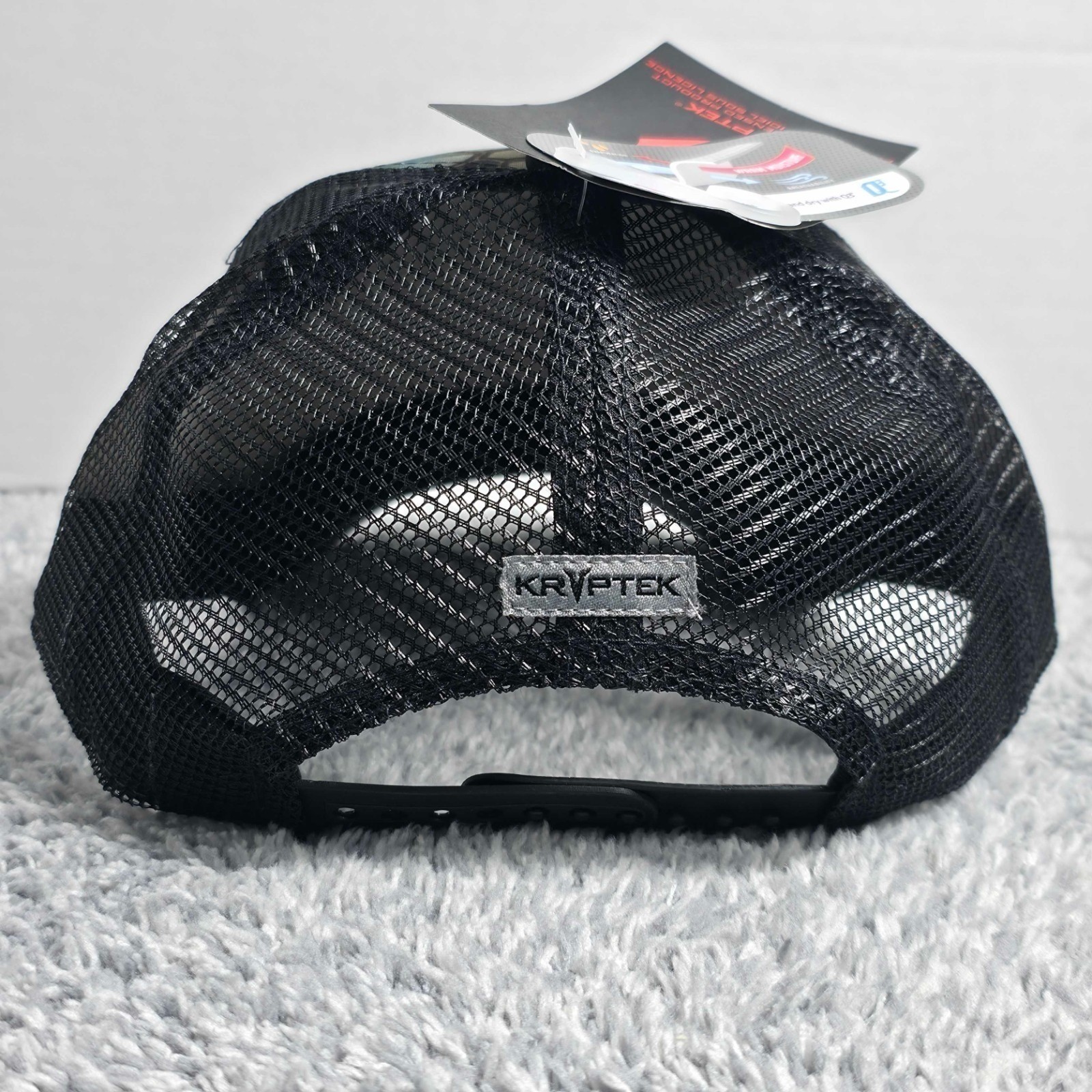 Kryptek Spartan Meshback Snapback Trucker Cap Hat Neptune Blue Black Camo NWT