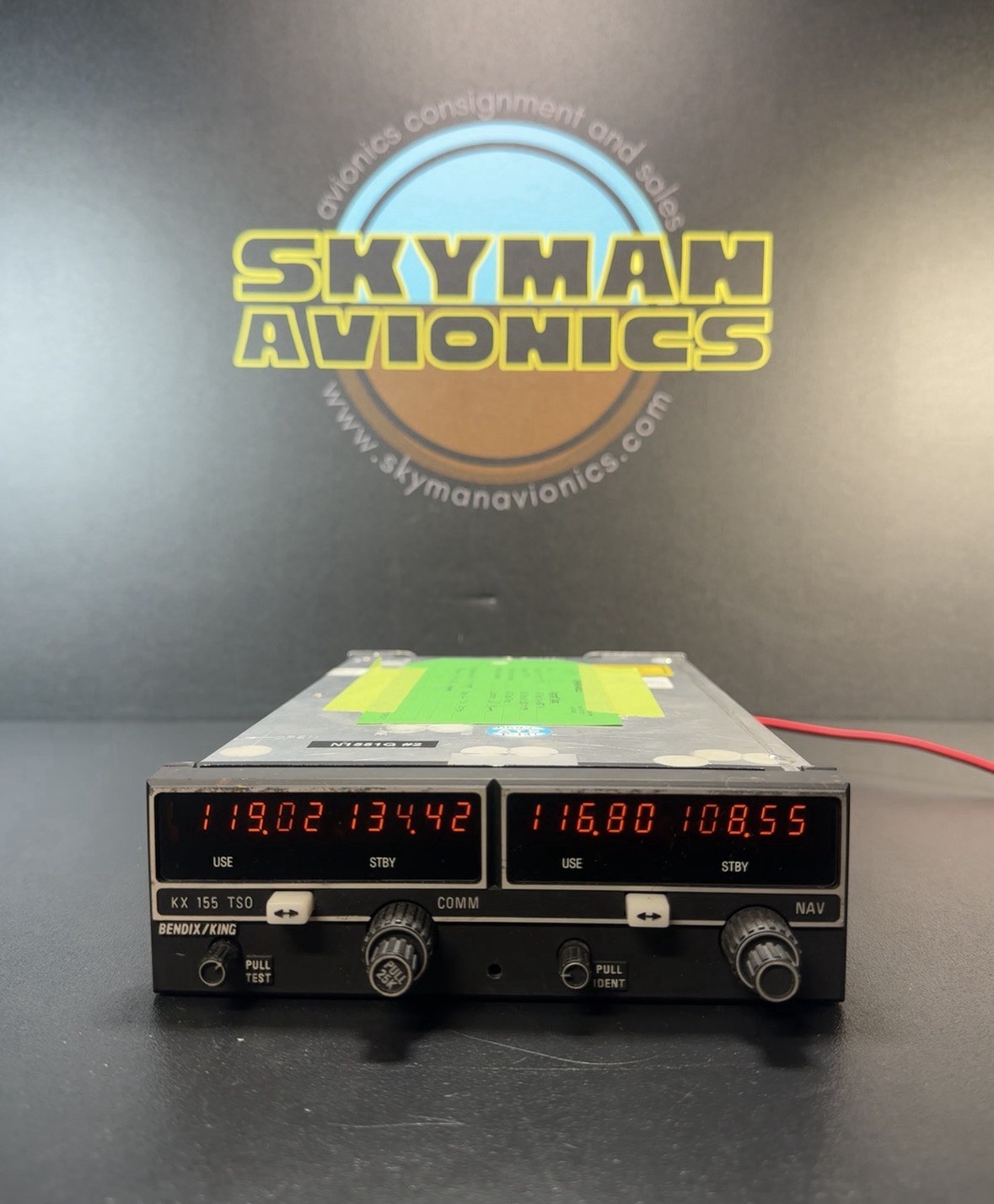 Bendix King KX 155 NAV/COM w/out GS - 28V