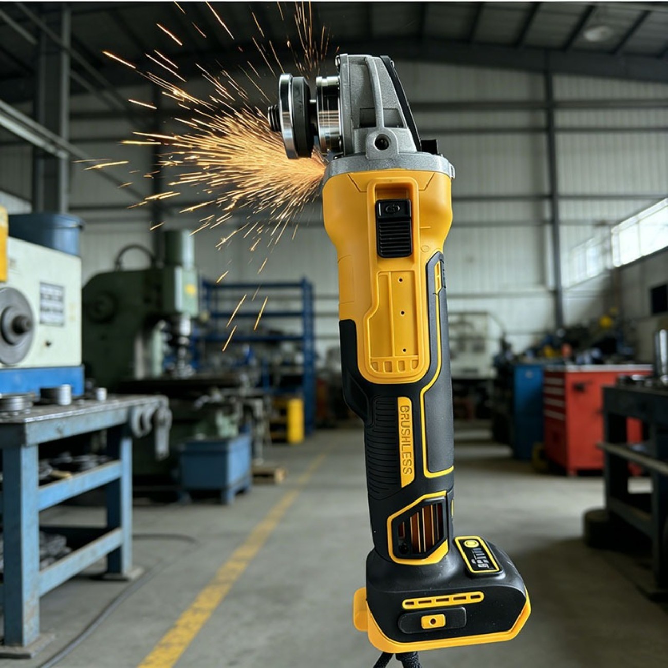 125mm Brushless Angle Grinder Metal Polishing Cordless Grinding Mach For Dewalt