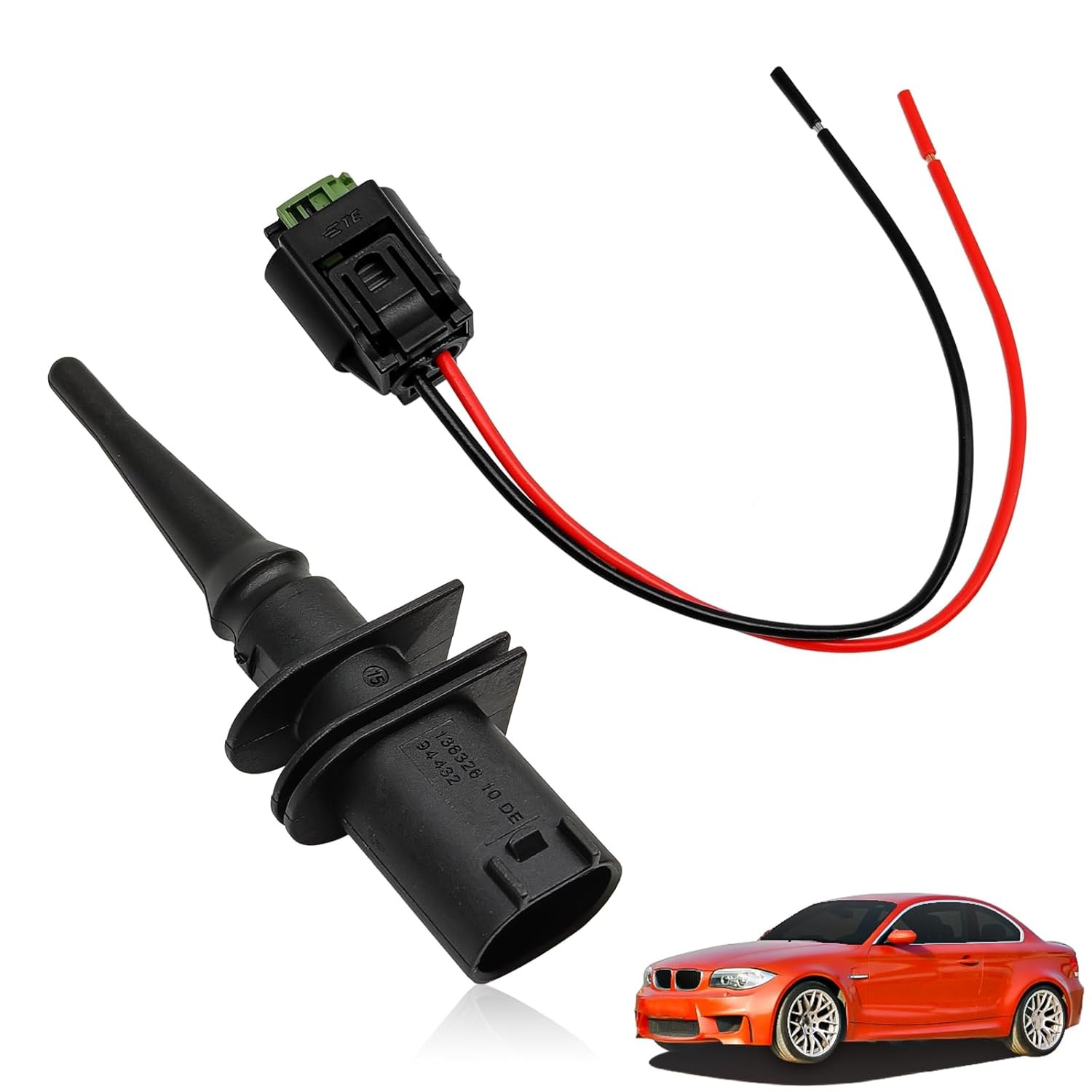 Outside Ambient Air Temperature Sensor Connector Pigtail Plug Compatible