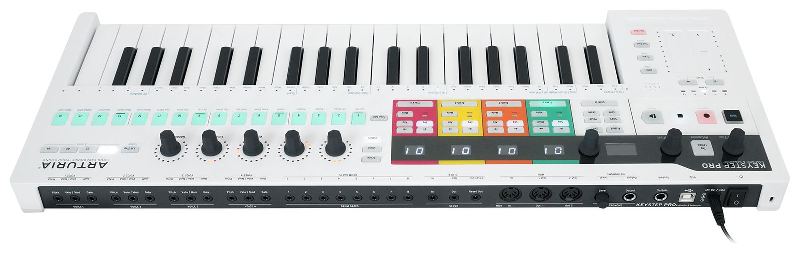 Arturia Keystep Pro Sequencer 37-Key Midi USB Keyboard Controller+Air Lift Bench