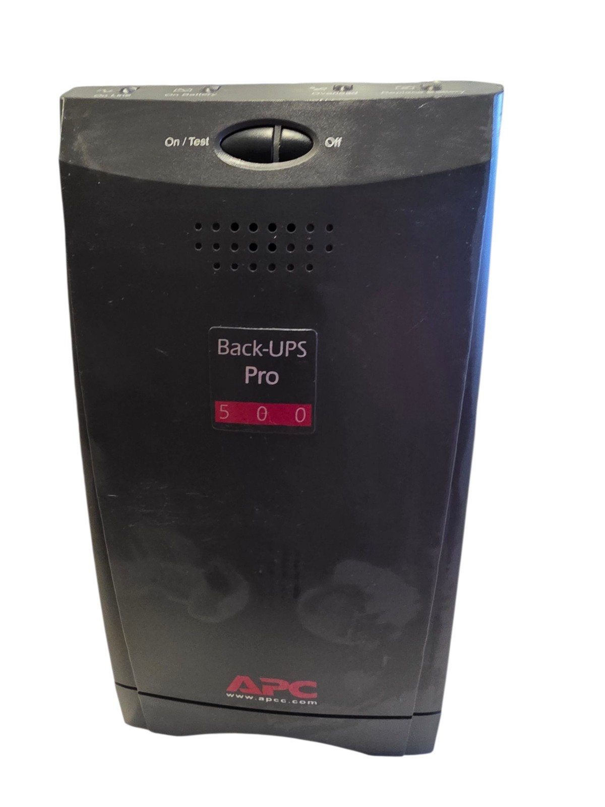 APC Back UPS Pro 500 Surge Protector 7 Outlet Data Cable NO Battery