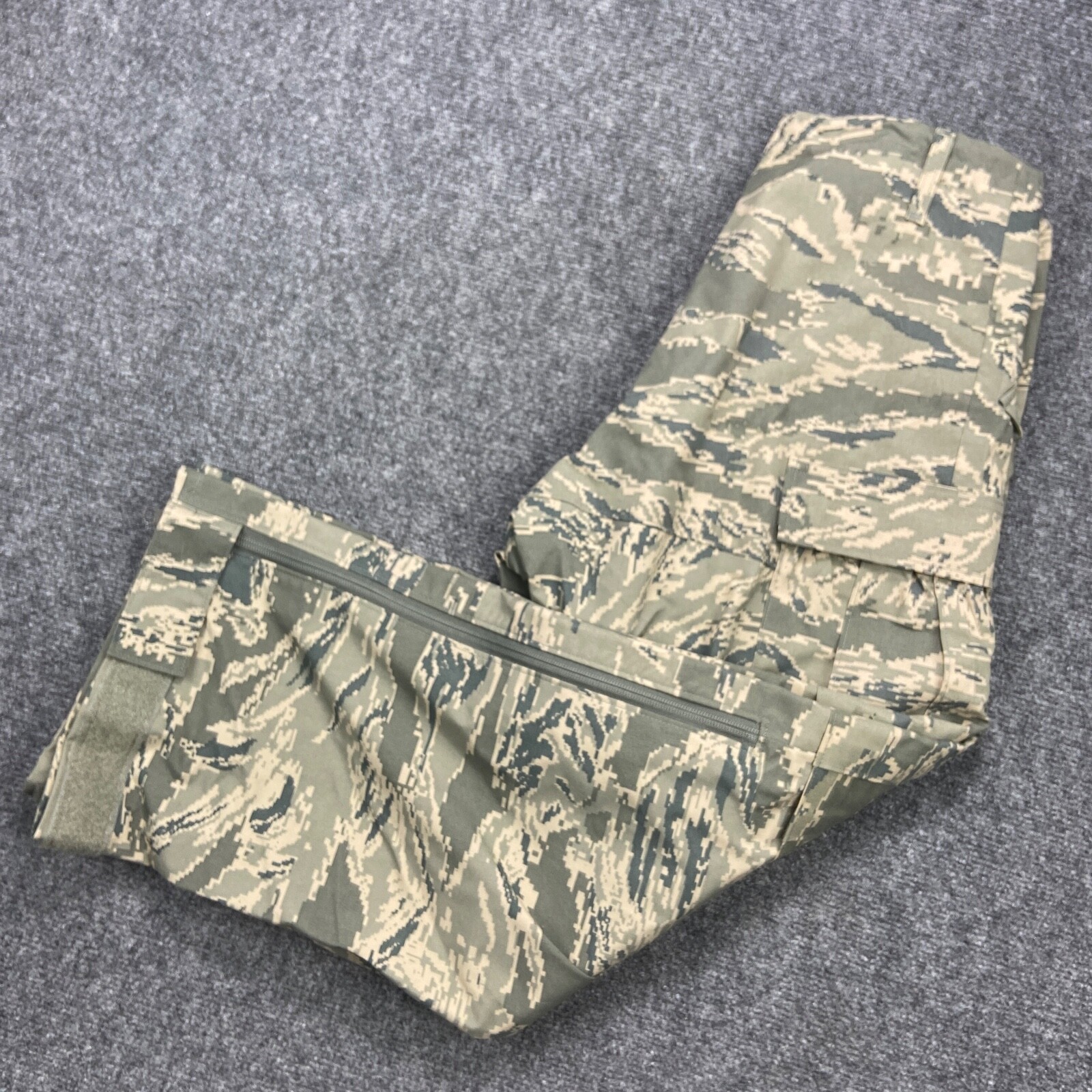 Military Trousers Mens Small Short Green Camo All Purpose Environ Waterproof