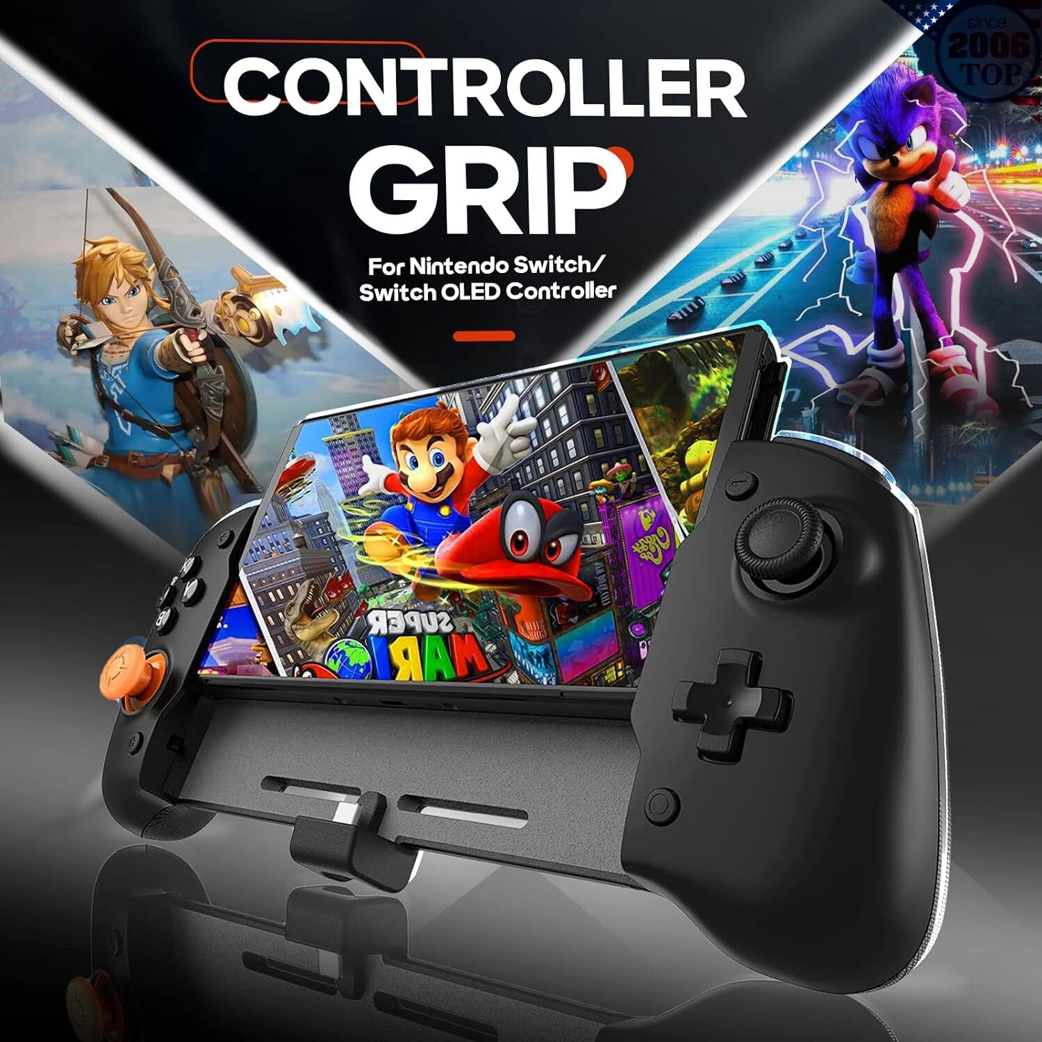 Handheld Controller Grip Gamepad For Nintendo Switch Joy-con Game Dual Vibration