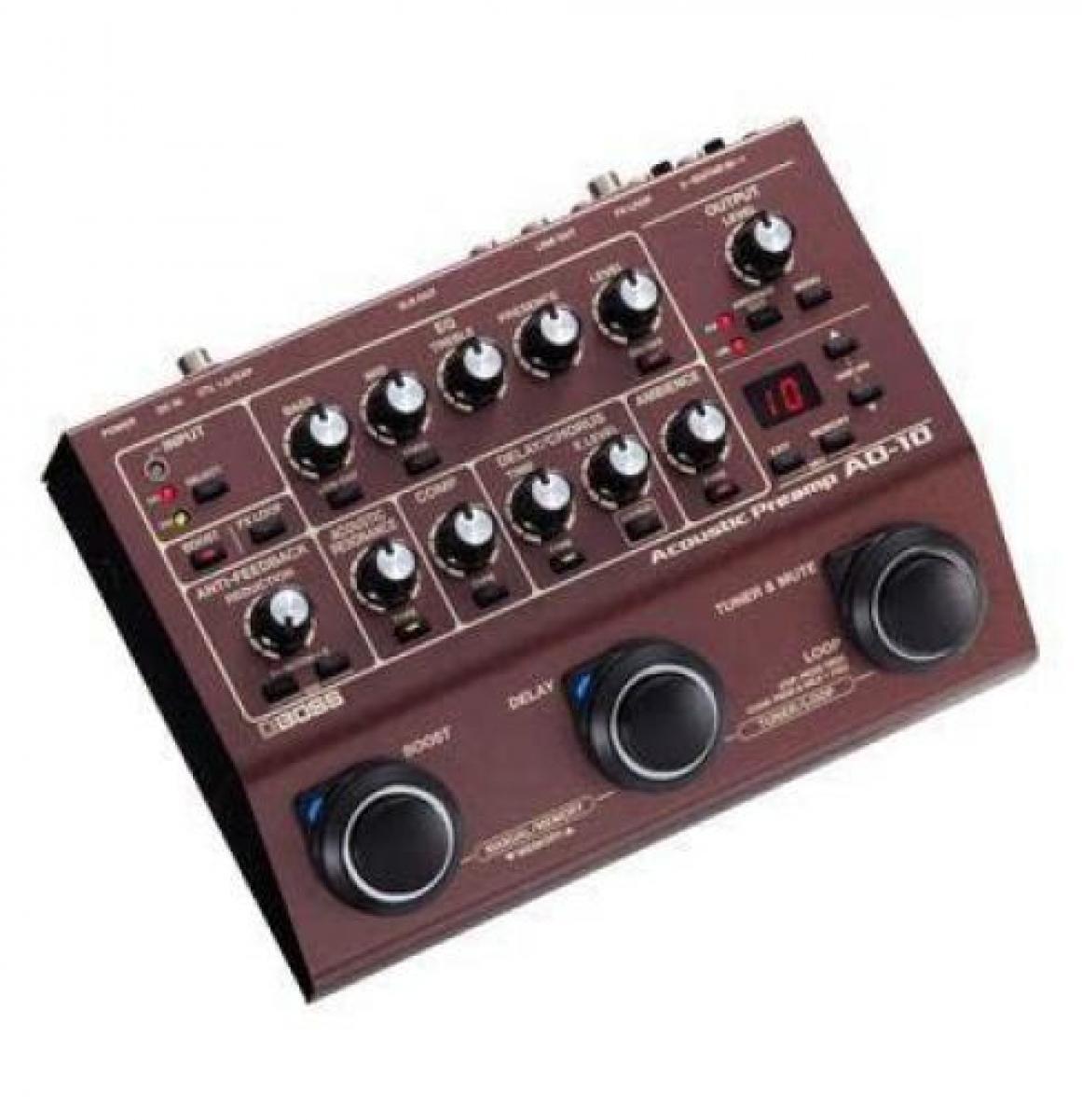 Boss AD-10 Acoustic Preamp Processor Effects Pedal New in Box