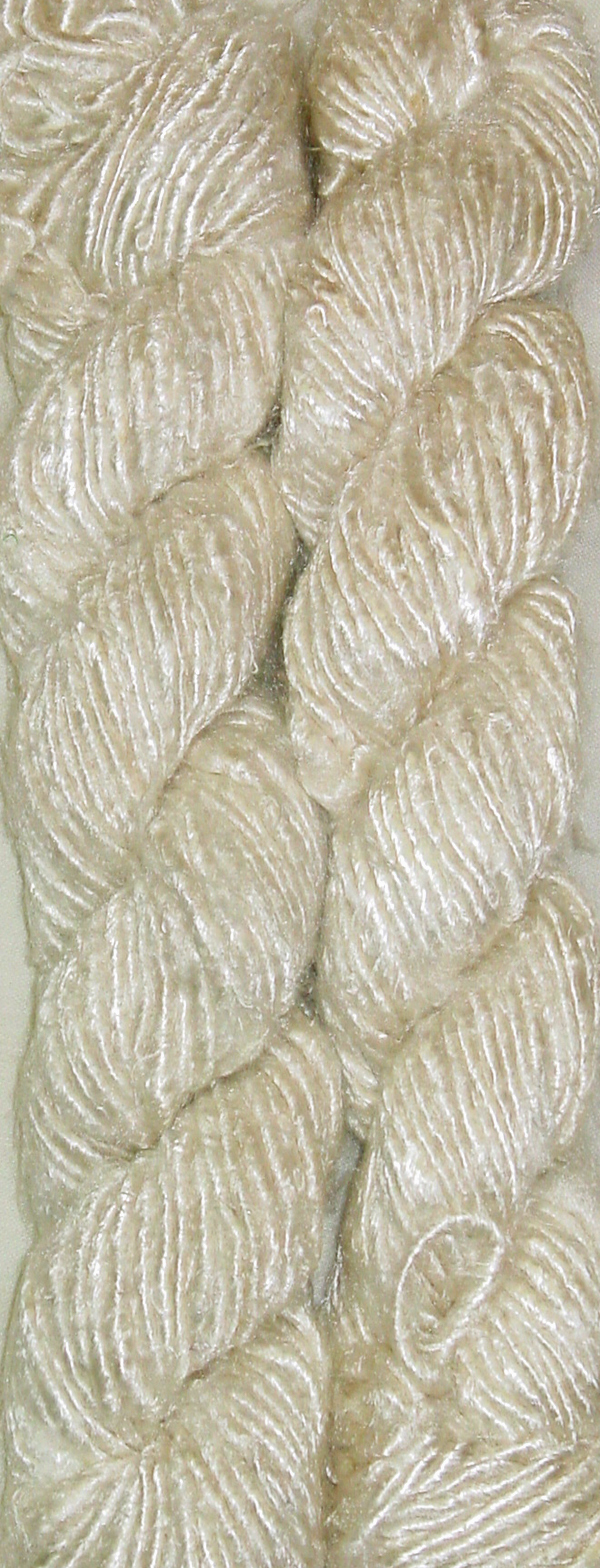 100 Grams Himalaya Recycled Natural Soft Sari Silk Knit Woven Craft Yarn 1 Skein