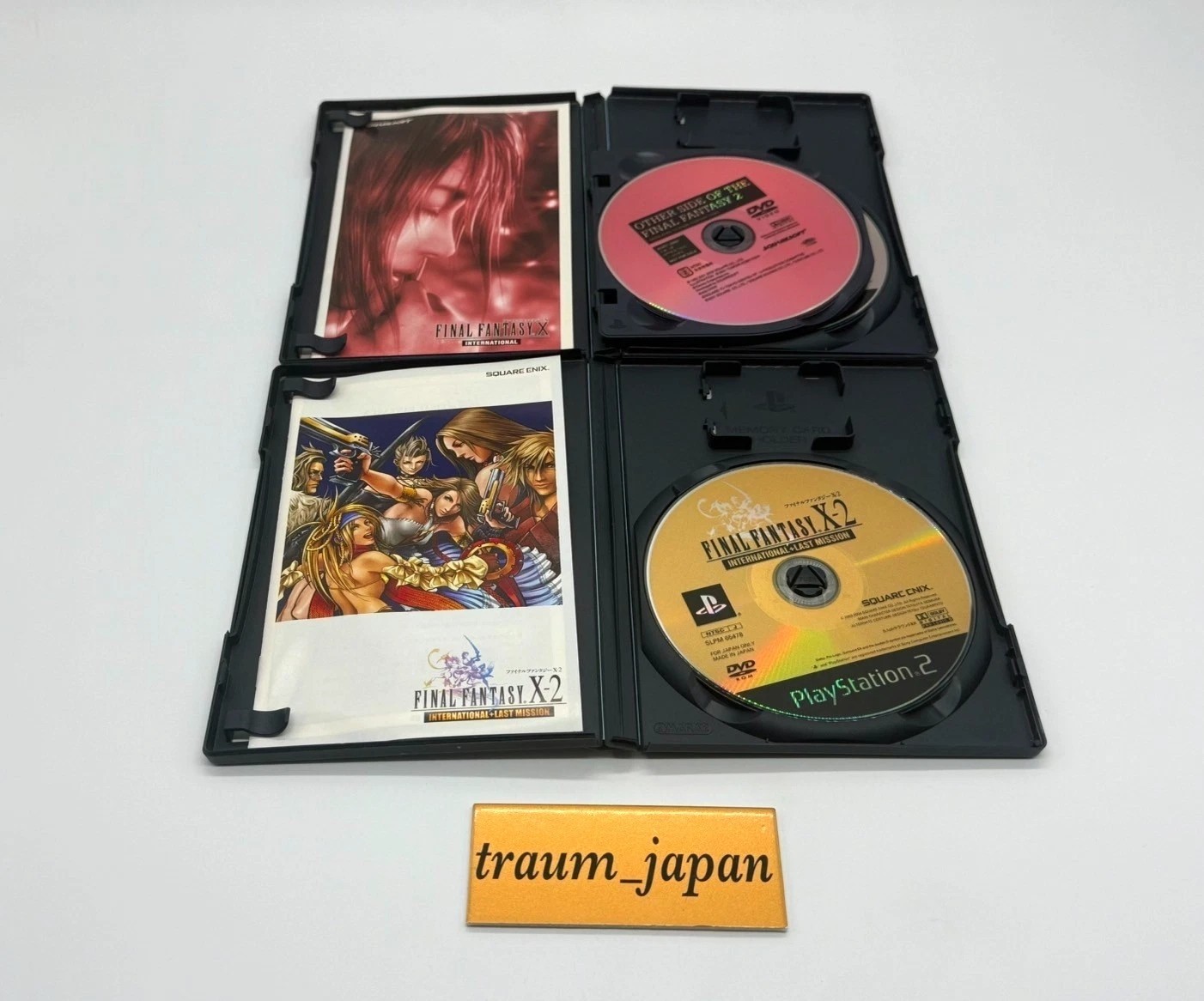 FINAL FANTASY X & X-2 International Last Misstion PS2 Japan FFX FF10 Tested