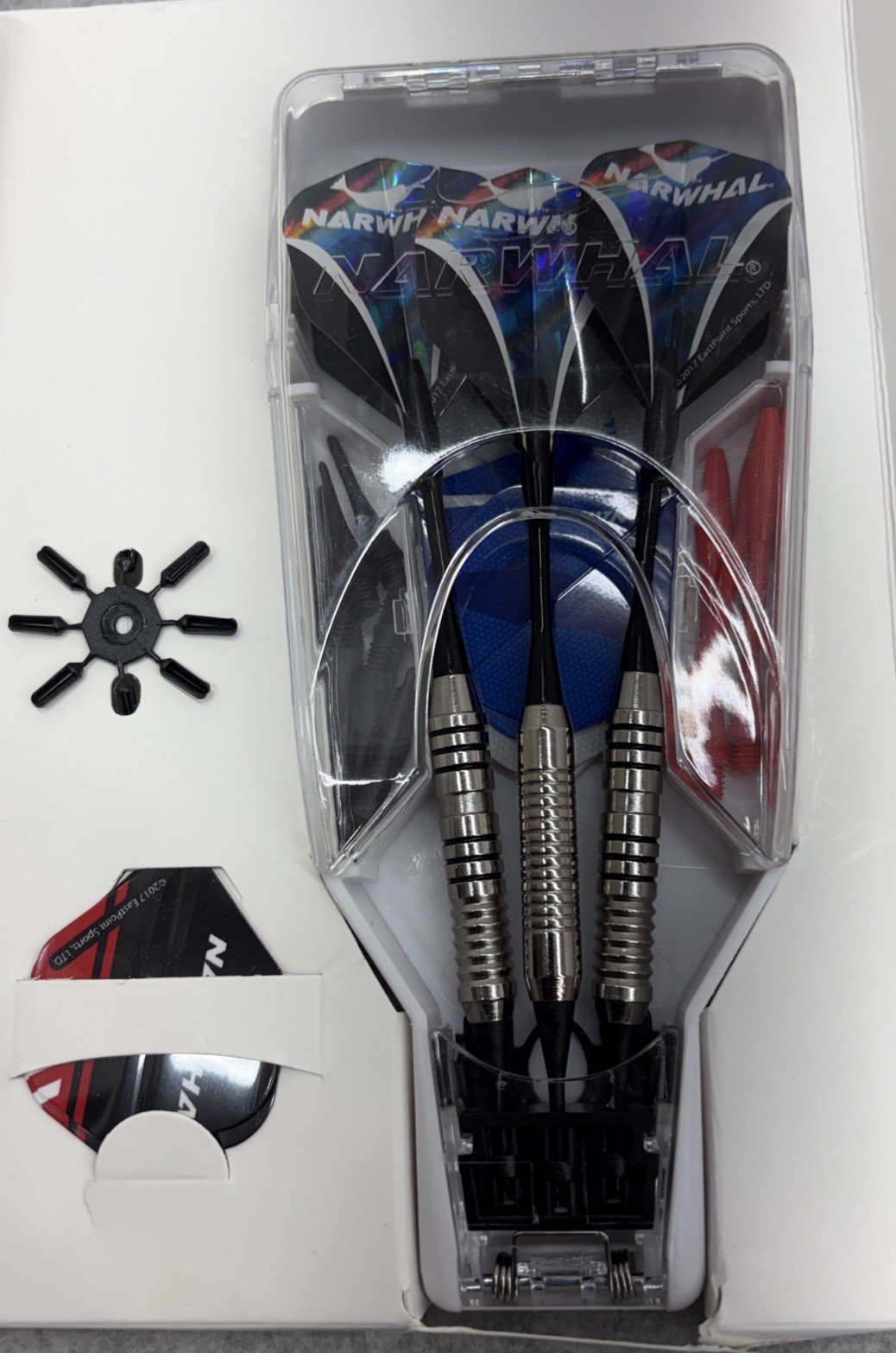 3 Narwhal 18 Gram Soft Tip Tournament Darts Storage Case 3 Pack NEW Damaged Box