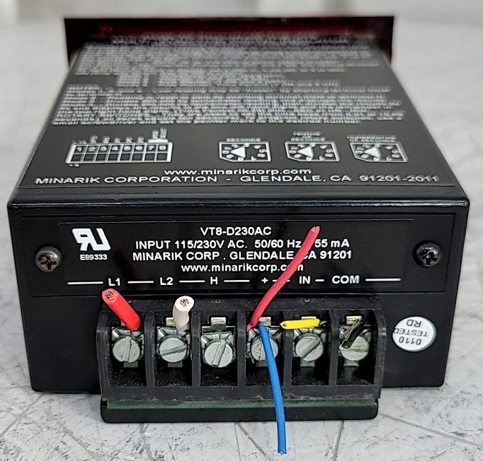 Minarik VT8-D230AC Open Look Display Digital Indicator 115V/230V SEE NOTES