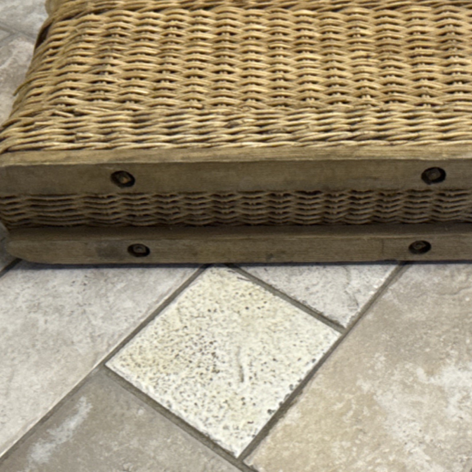 WWII German Military Wicker Basket Nr 08301 Original Field Gear Militaria