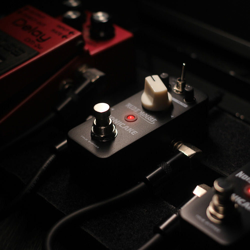 SONICAKE Bypass Underground Overdrive Distortion Fuzz Pedals Hook and Loop TAPE