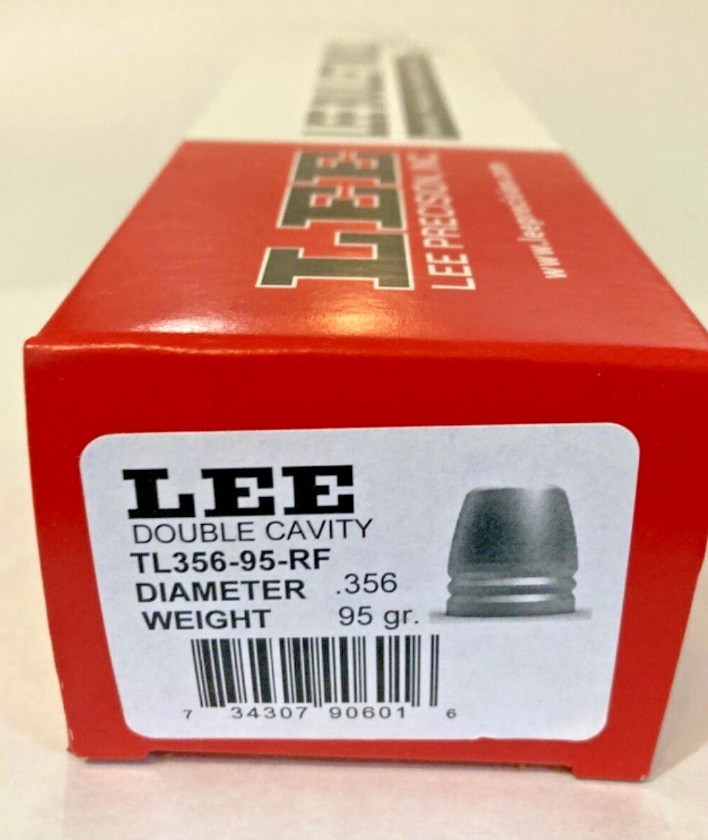 LEE 90601  9mm, 380 Auto 2 Cavity Bullet Mold 90601 TL356-95-RF 95 Grain