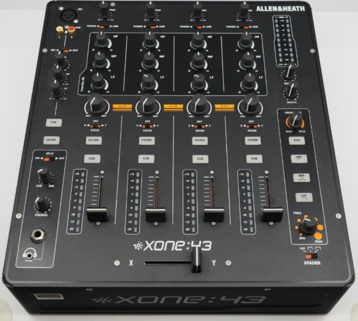 ALLEN & HEATH XONE : 43 DJ Mixer 4 Channel Analog Very Good GP