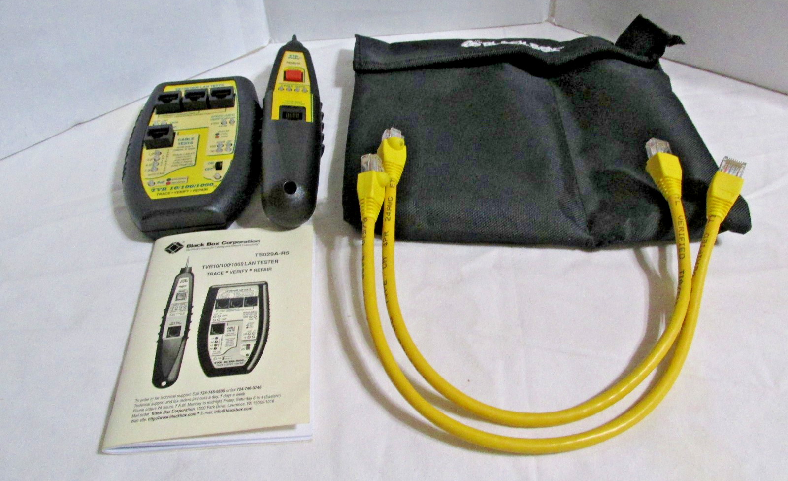 Black Box PC Cable Quick Check Tester 724-746-5500 American Made Tested &Works