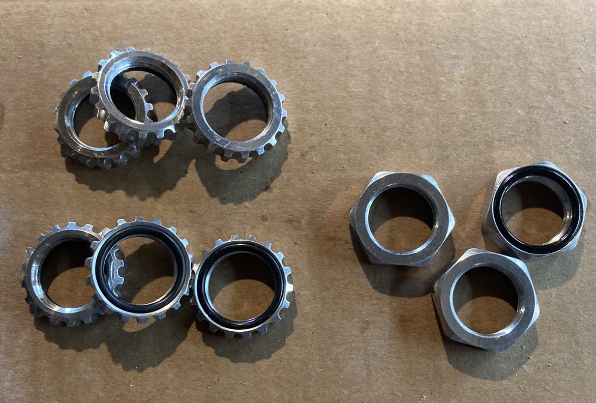 9x Lee Reloading Die Lock Rings