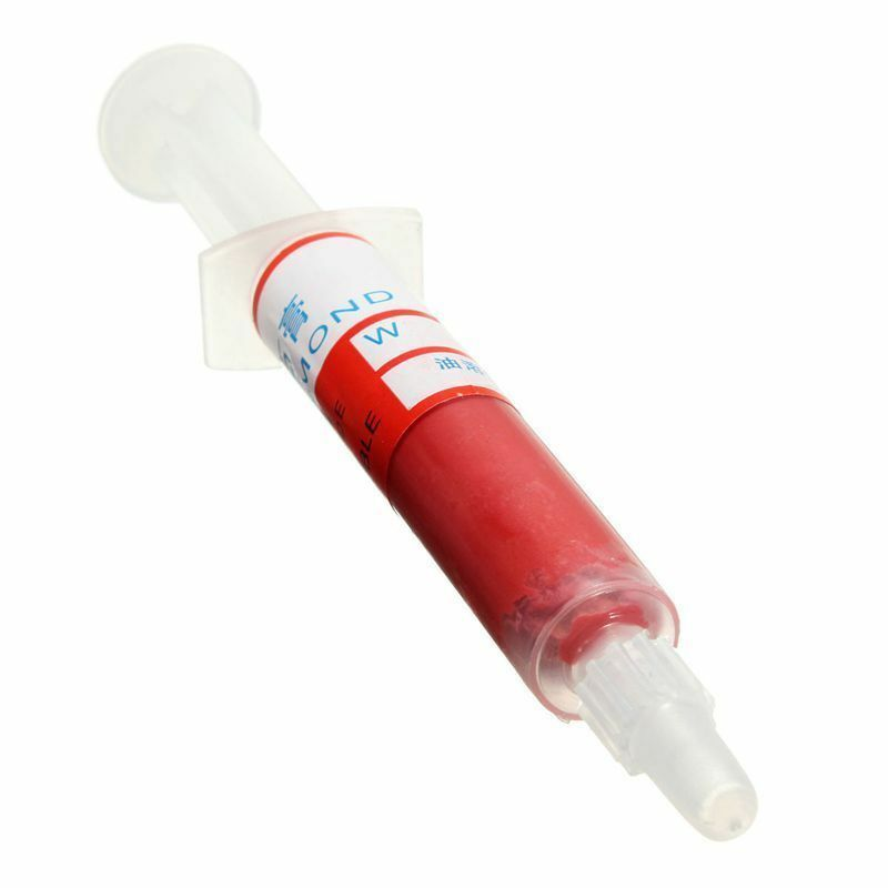 Industrial Diamond Polishing Lapping Paste Compound Syringes W0.5 ~40 Micron Gla