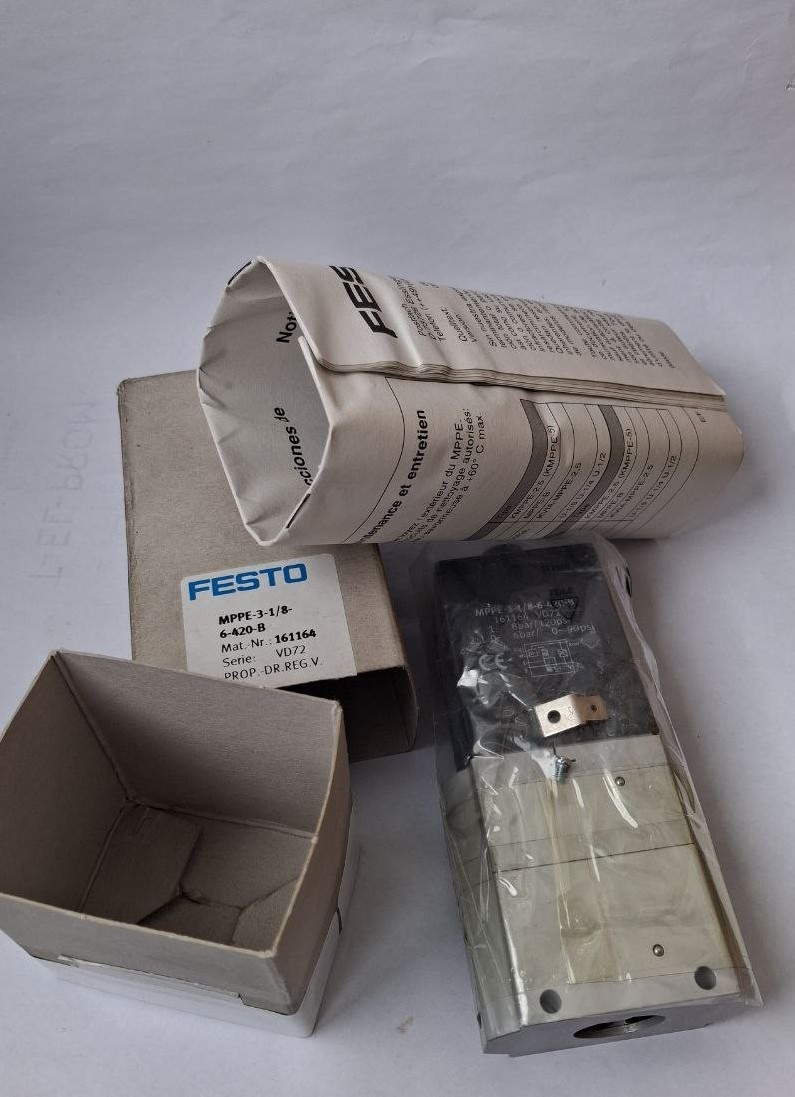 !!! SALE !!! NEW Festo MPPE-3-1/8-6-420-B 161164 Proportional pressure regulator