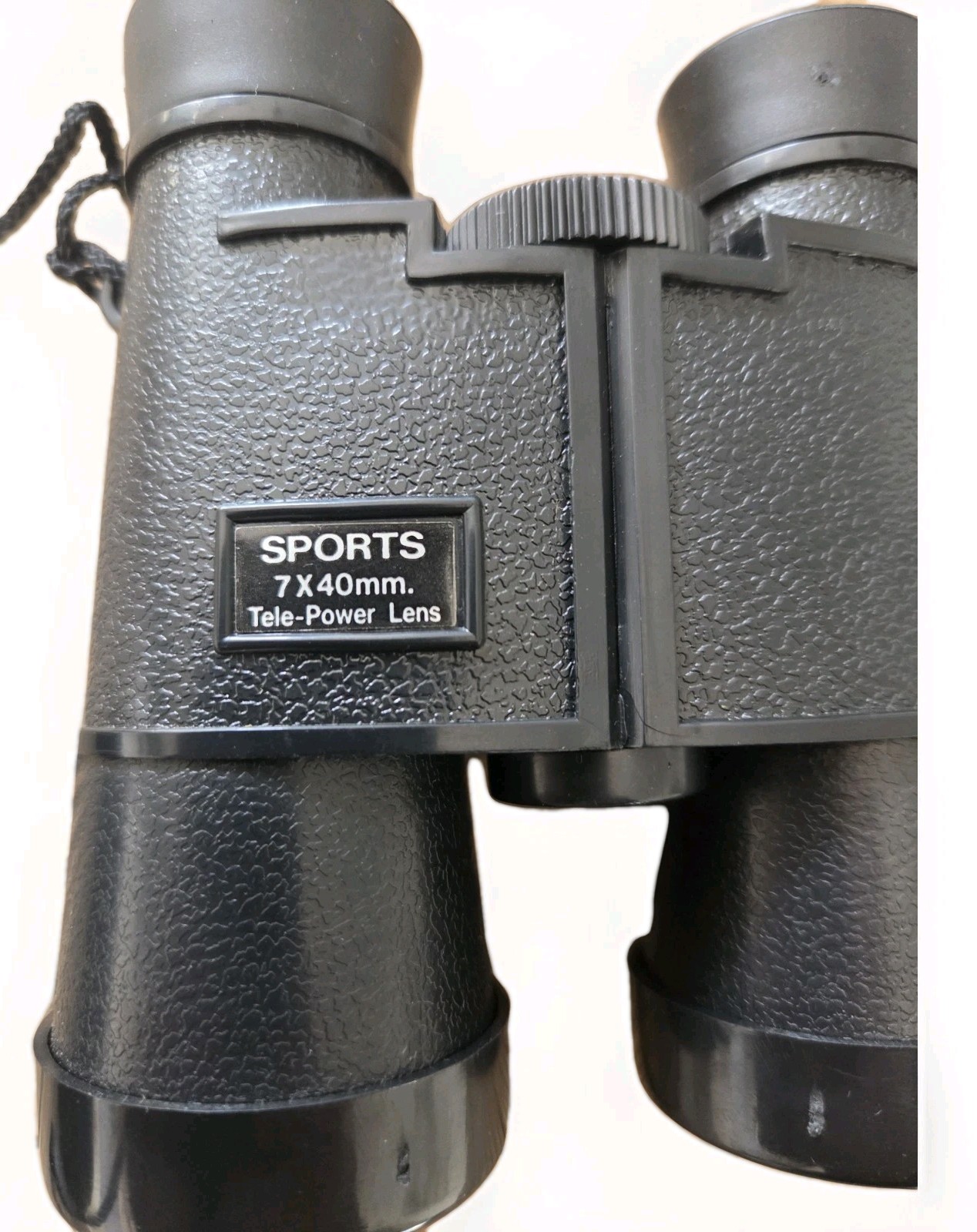 Vintage SPORTS 7x40mm Binoculars - Fixed Focus - Black - Great for Kids/Games