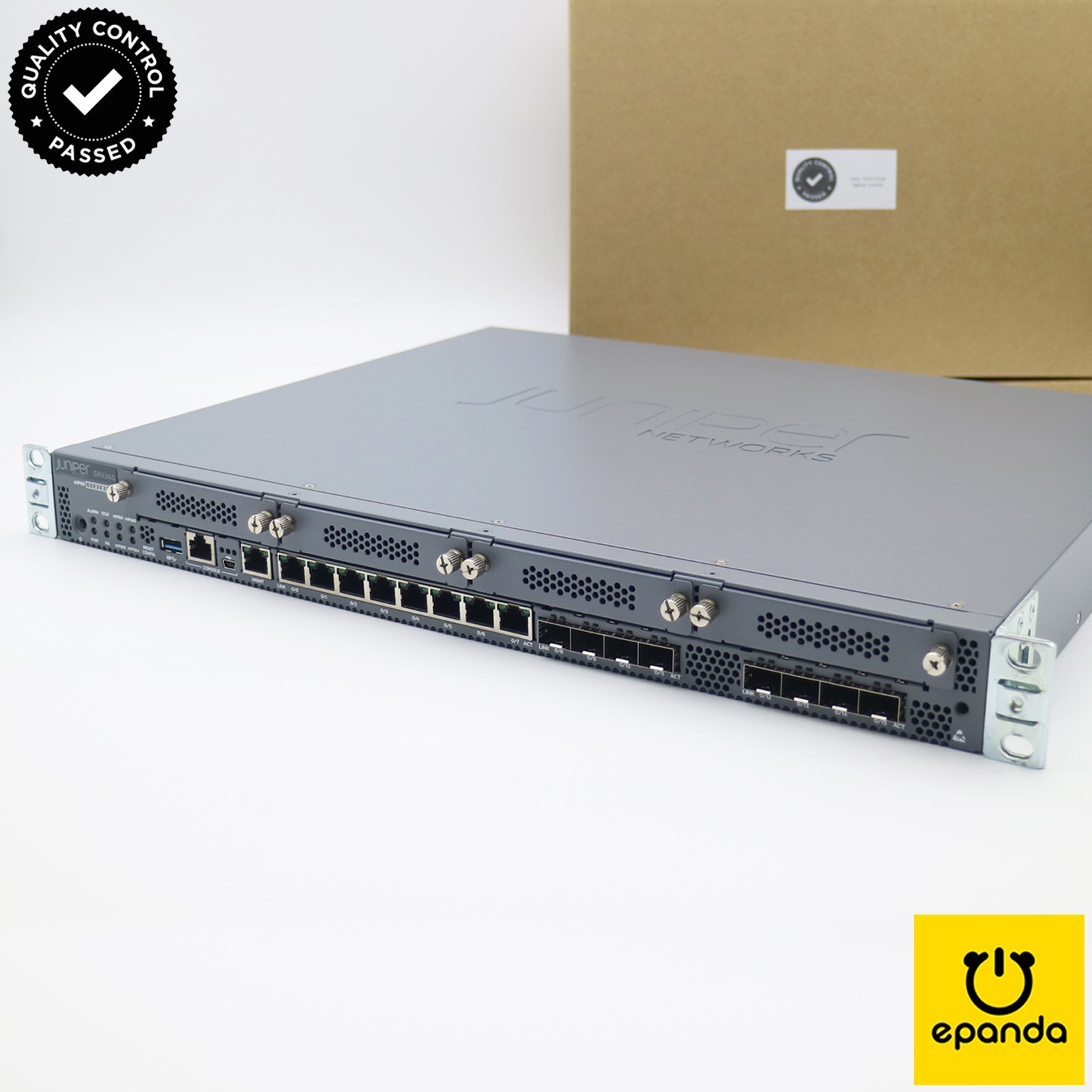 Juniper SRX340-SYS-JB Secure Gateway Firewall 16xGbE 8xRJ-45 8xSFP JUNOS, 1Y-Wty