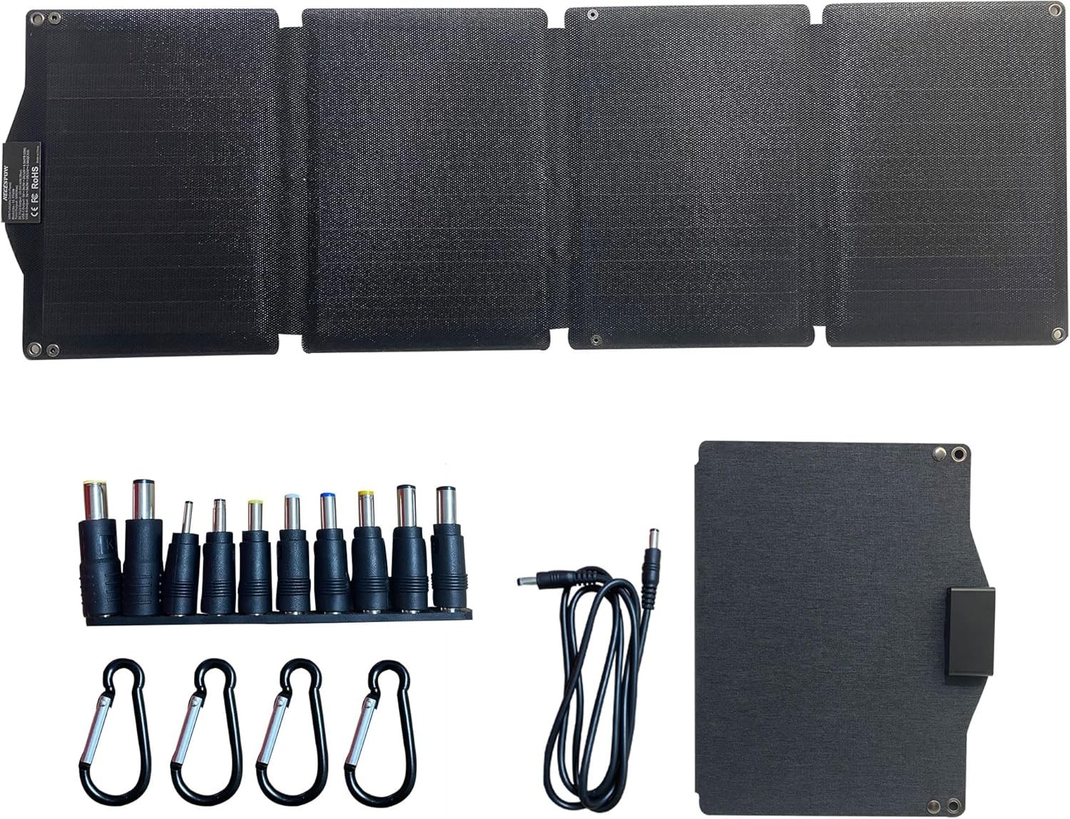 🔥New NECESPOW 60W Portable Solar Panel Charger with USB-A, USB-C, DC5521 Ports