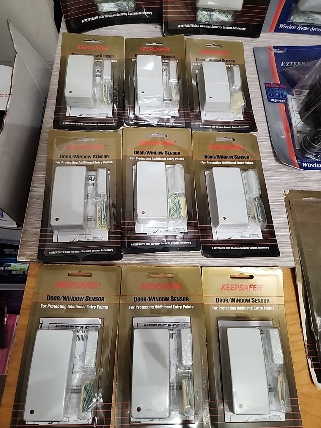 SSD Security By Linear Residential Security System Lot Reciever, Sensors, Siren