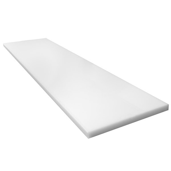 HDPE 24 x 12 x 1/2 in. Cutting Board for Continental Refrigeration.
