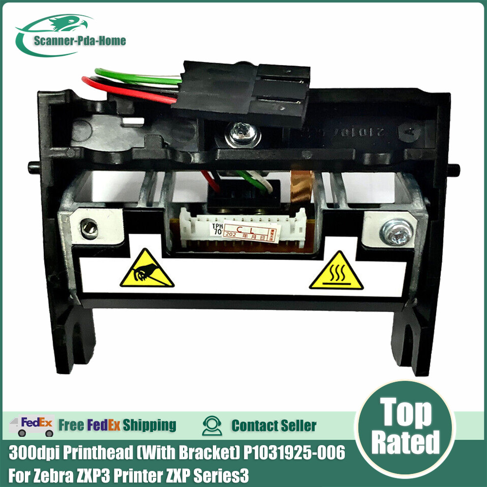 P1031925-006 Printhead (With Bracket) for Zebra ZXP3 Printer ZXP Series3 300dpi