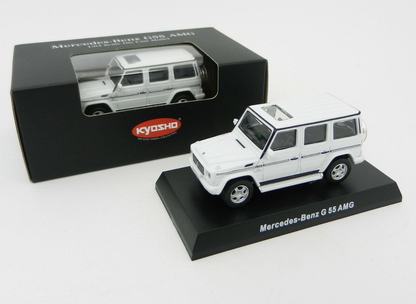 1:64 KYOSHO *WHITE* Mercedes-Benz G55 AMG *DIECAST* NIB!