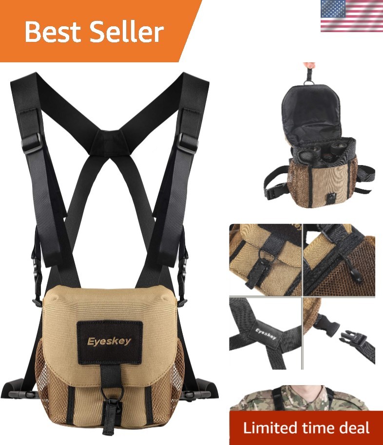 Universal Full-Size Binoculars Bag with Harness - Maximize Protection & Access