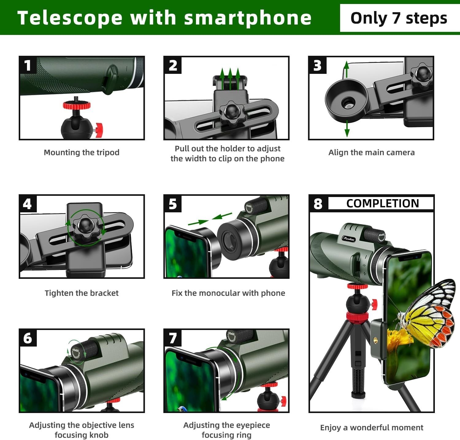 Waterproof Night Vision Monocular for Adults