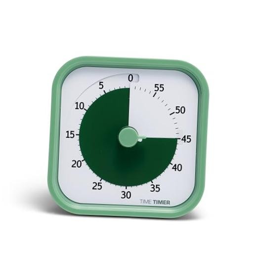 Home MOD – 60-Minute Visual Home Edition, Silent 3.5" x 3.5" Fern Green Timer