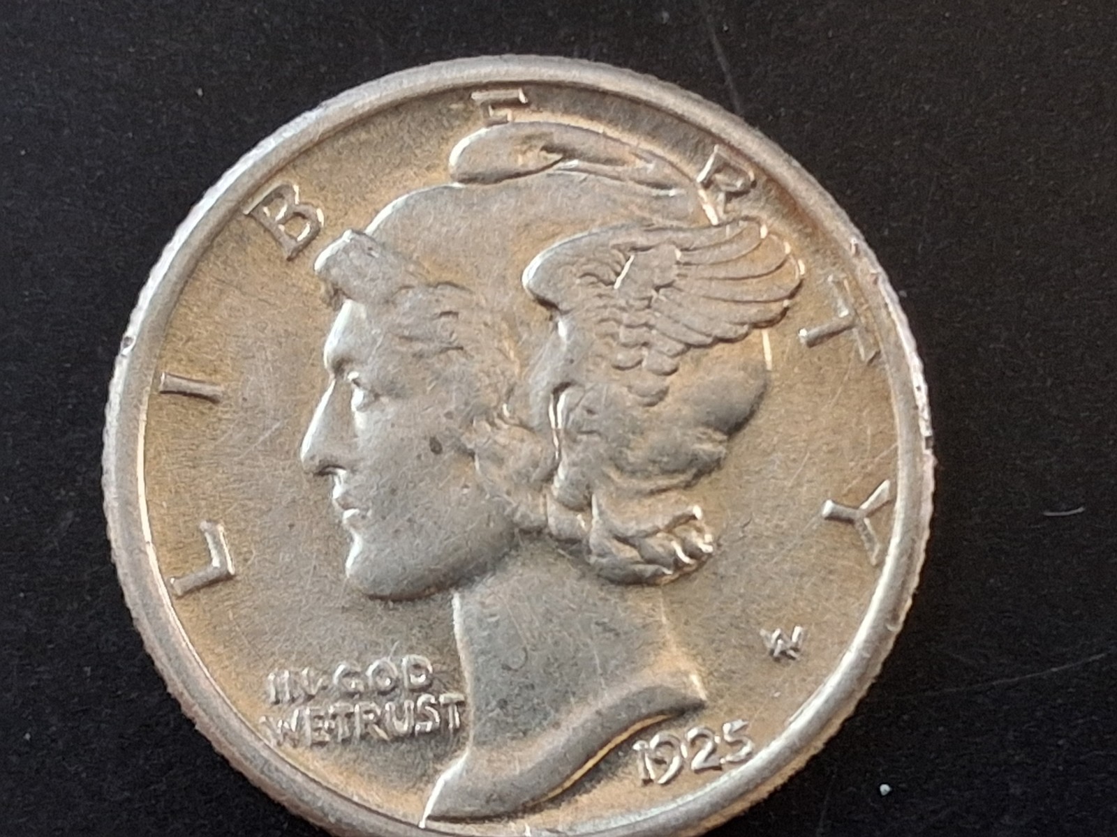 1925 Mercury Silver Dime CH BU UNCIRCULATED Winged Liberty