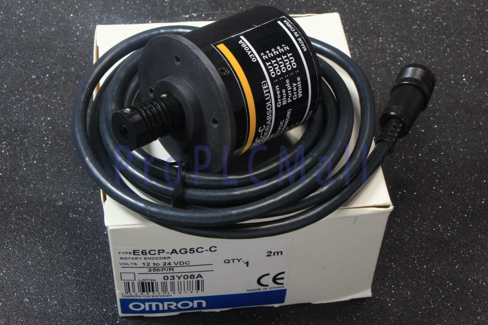 ONE Omron E6CP-AG5C-C 256P/R Absolute Rotary Encoder NEW~