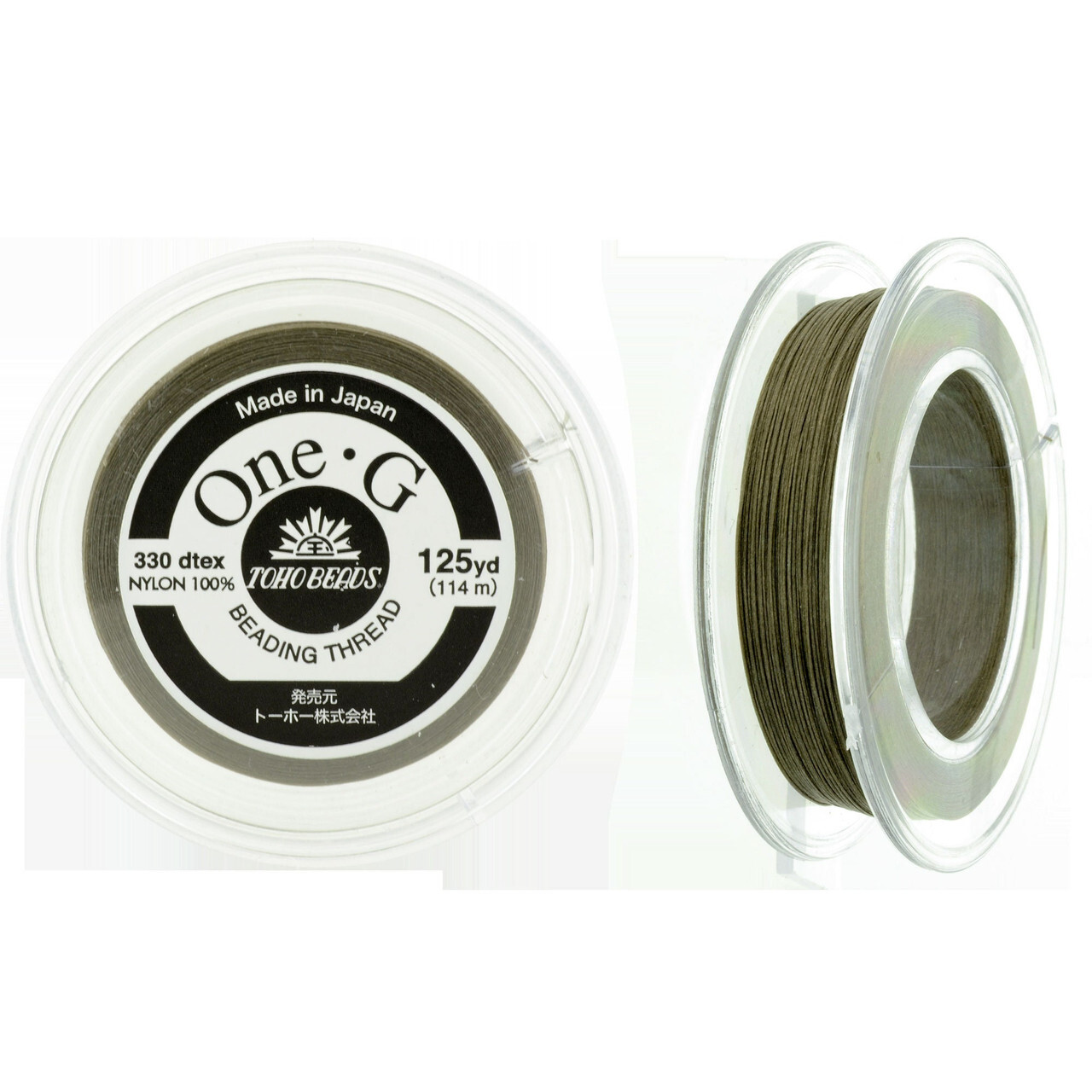 Light Khaki One-G Toho Beading Thread 50/125/250yd