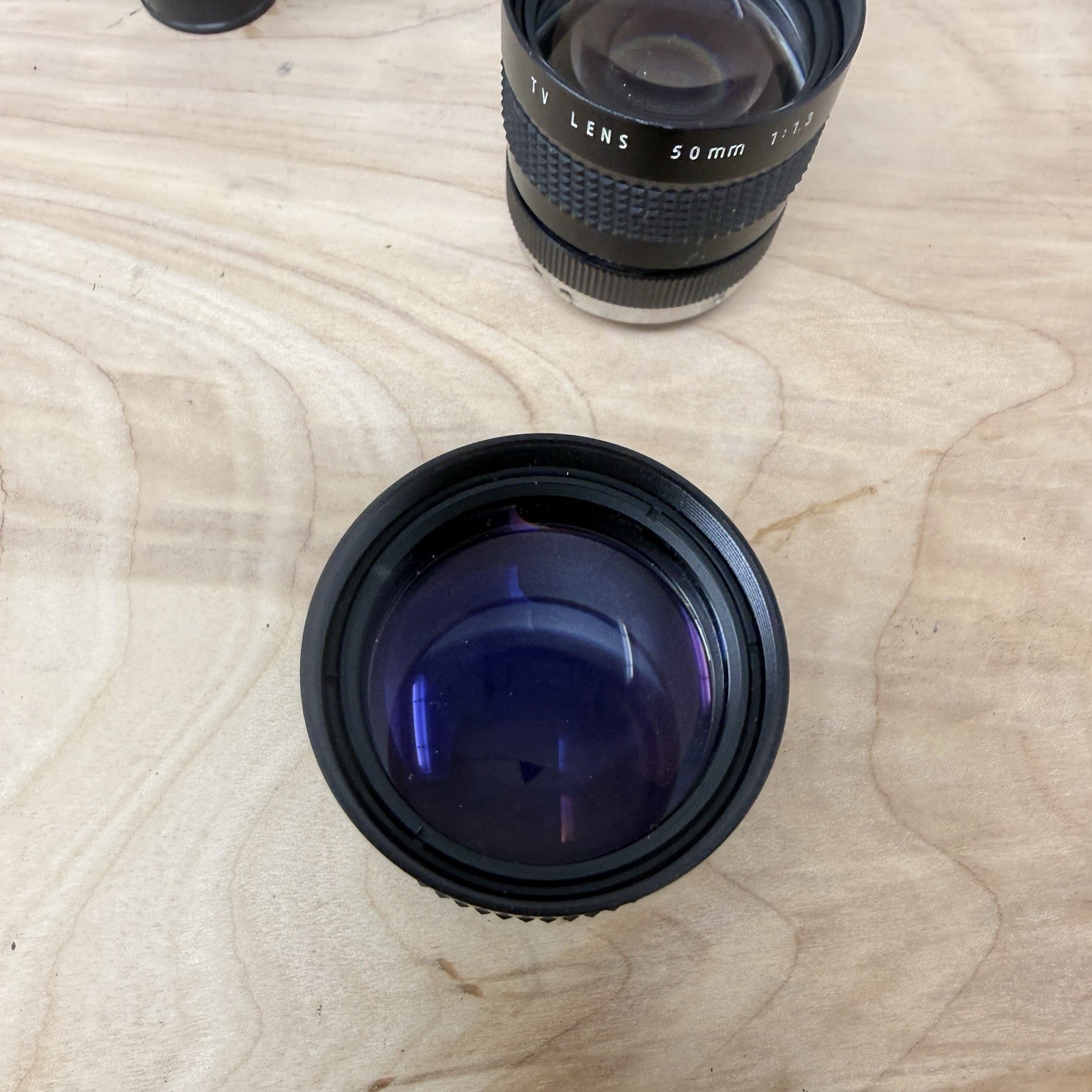 Pixelink PL-A641 Microscope Camera With 5 TV Lenses / Untested