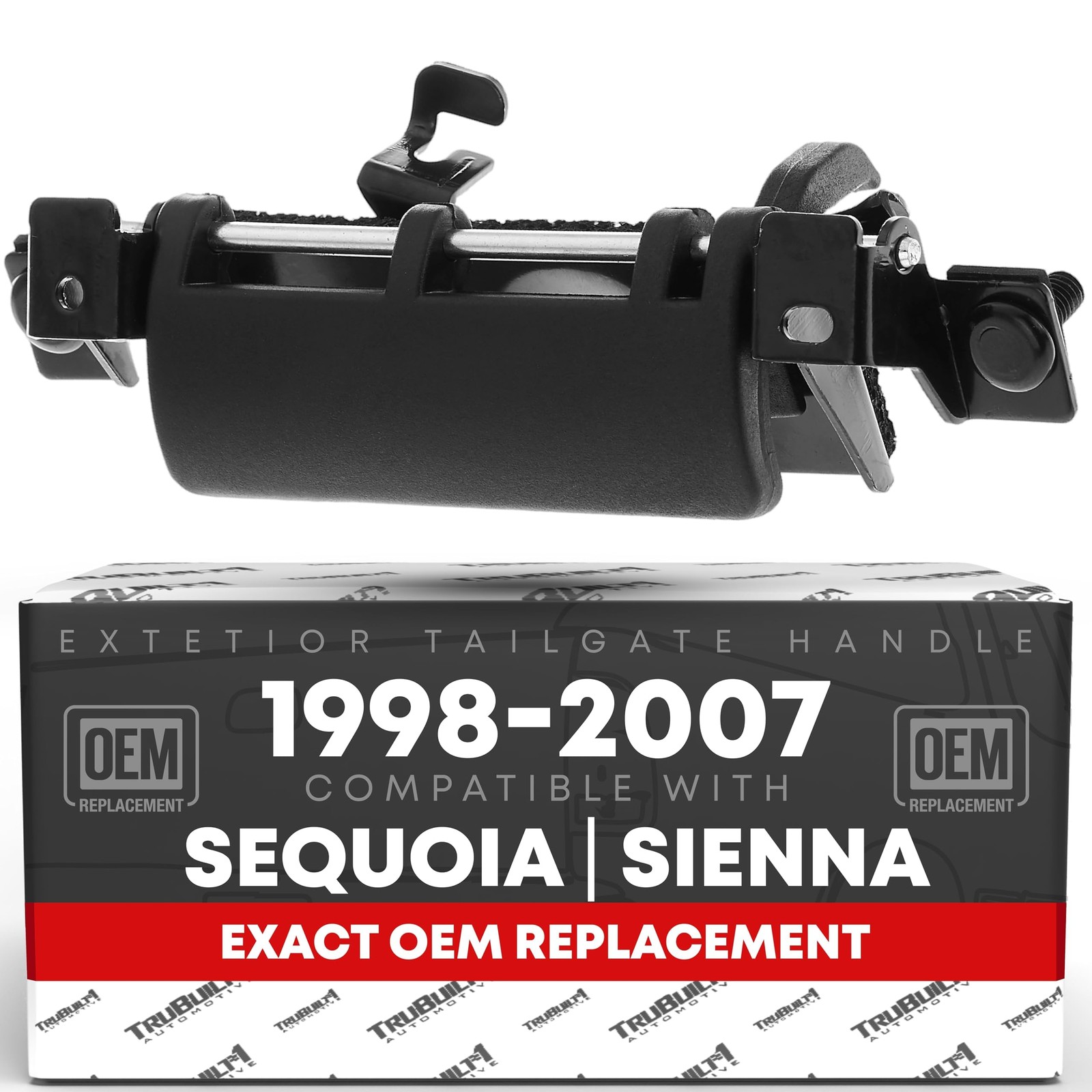 Tailgate Handle Assembly Replacement - Compatible with 2001-2007 Toyota Sequo...