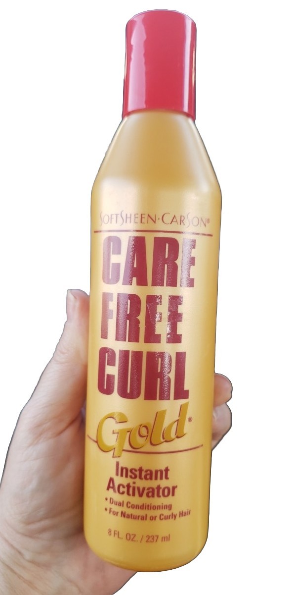 SoftSheen Carson Care Free Curl Gold Hair Instant Activator 8 fl oz New