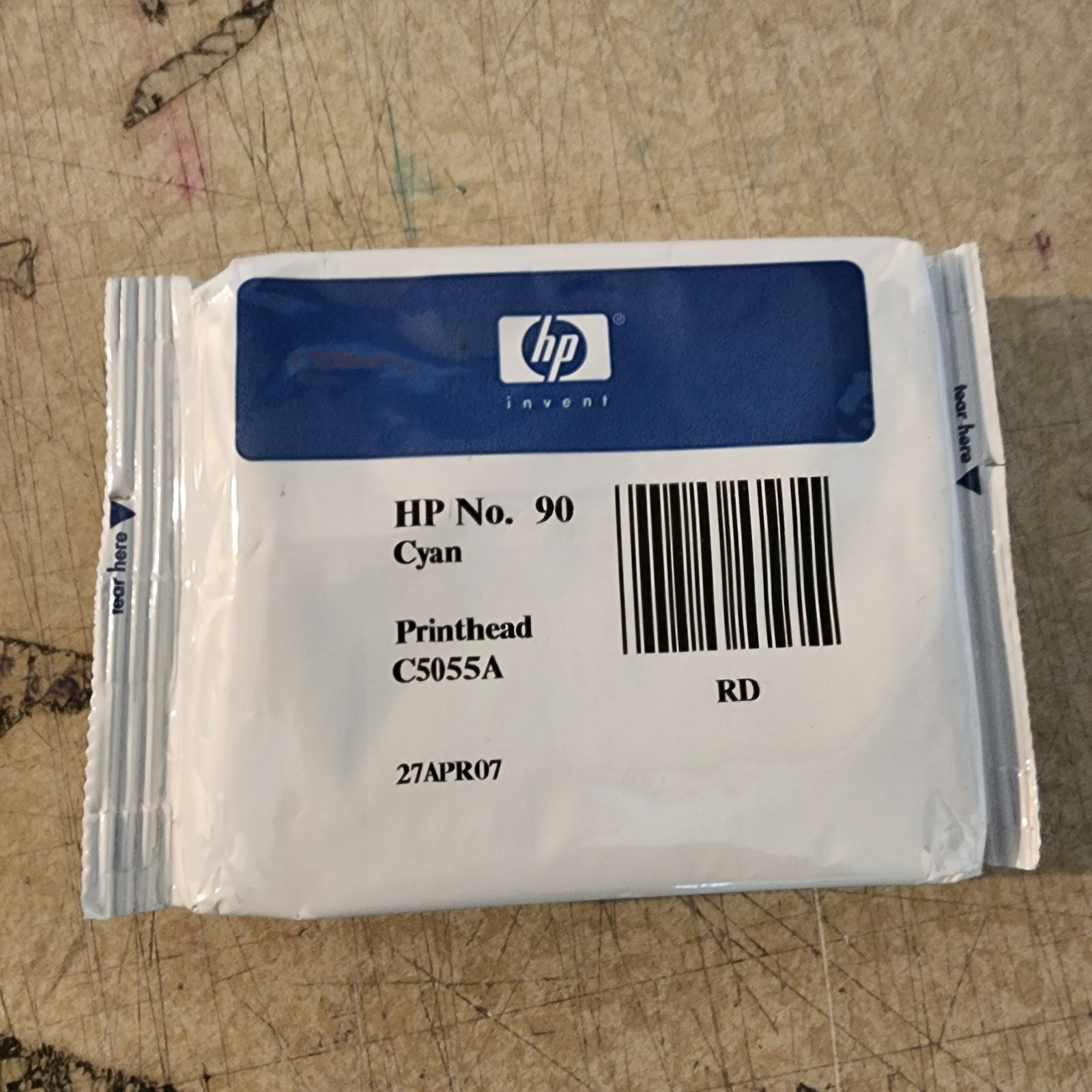 HP C5055A 90 Cyan Printhead Genuine New OeM Open Box free ship