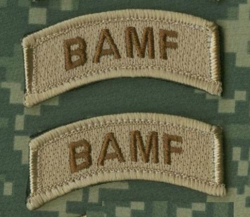 SPECIAL WARFARE SEAL ODA SAS JTF2 KSK OPERATOR SSI: Bad-Ass-Mother-Fu#ker BAMF