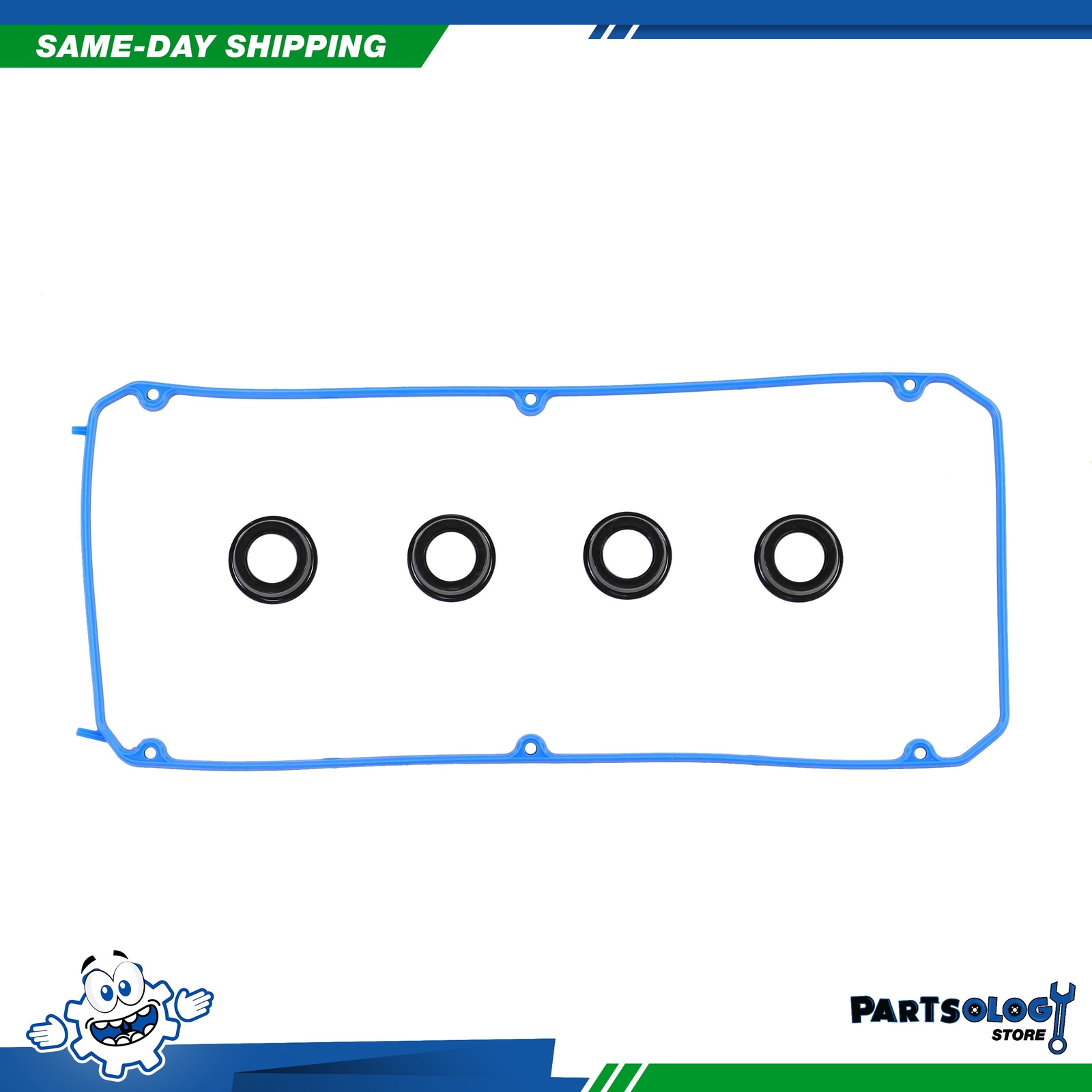 DNJ VC162G Valve Cover Set w/Grommets For 04-12 Mitsubishi Galant 2.4L SOHC 16v