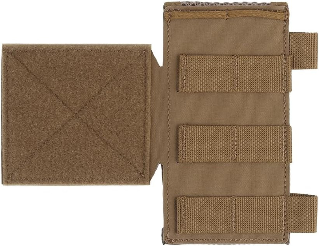 Tactical Chest Rig Side Saddle Pair,Hoop and Loop Expander Wing Side Entry