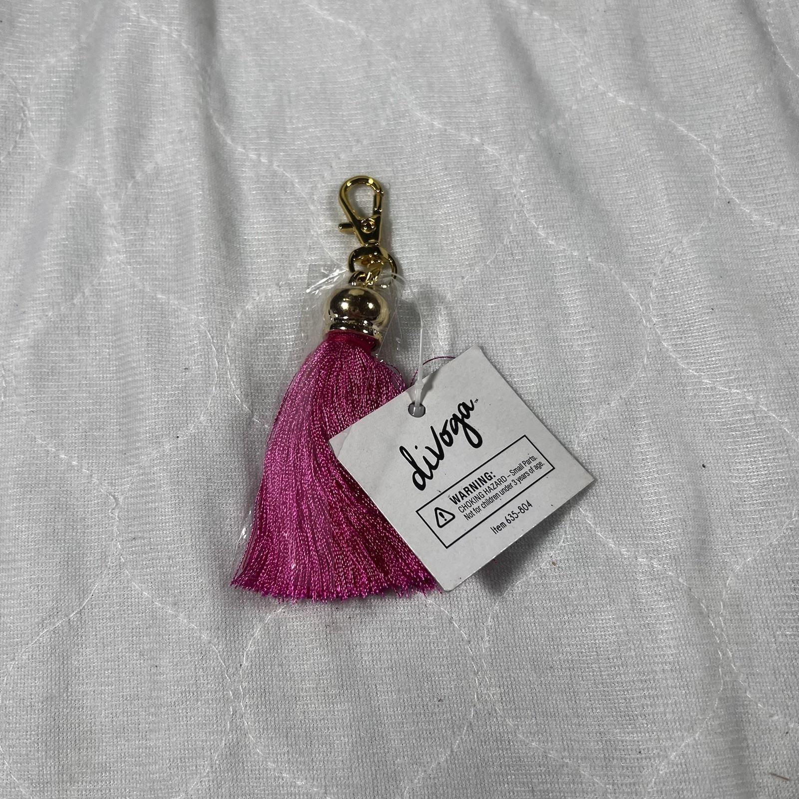 Divoga Pink Tassel Bag Accessory