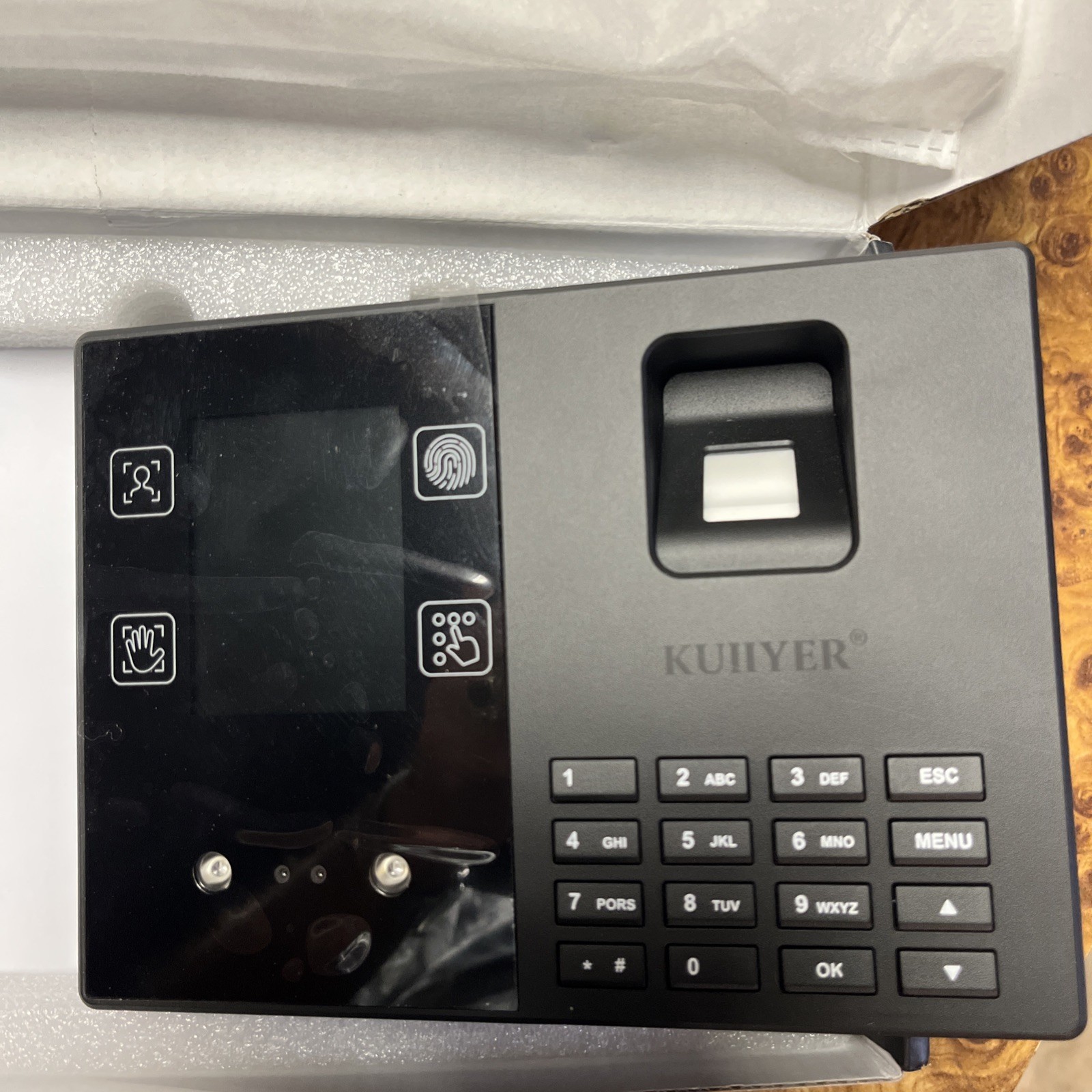 KUIIYER 4 in 1 Time Clocks for Employees Small Business Employee Clock in & Out