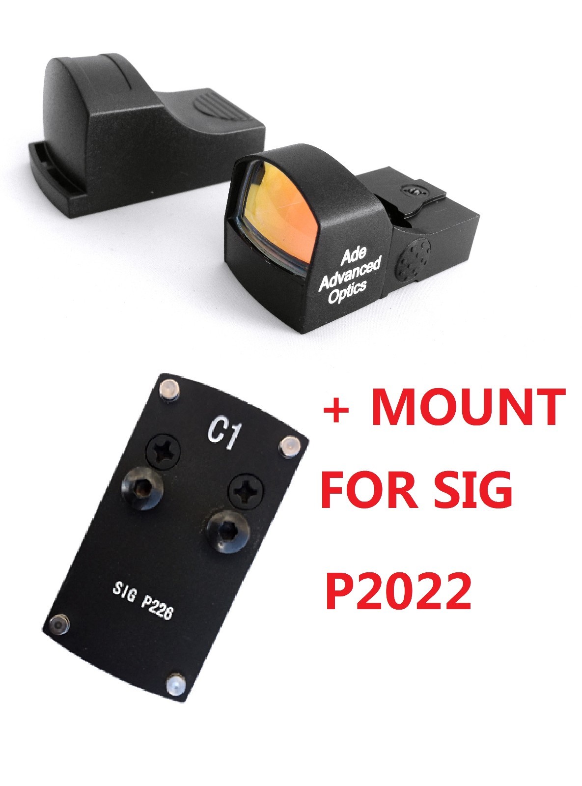 Ade Advanced Optics  RD3-009 Red Dot Reflex Sight + C1 Sig-Sauer-P2022  Pistol
