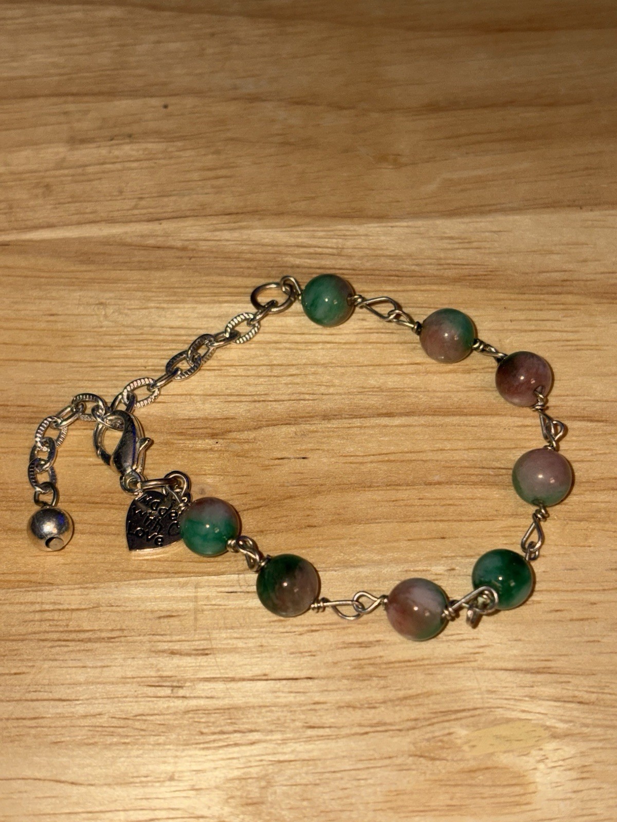 Adjustable Candy Jade Bracelet By Tessa’s TreasuresLLC