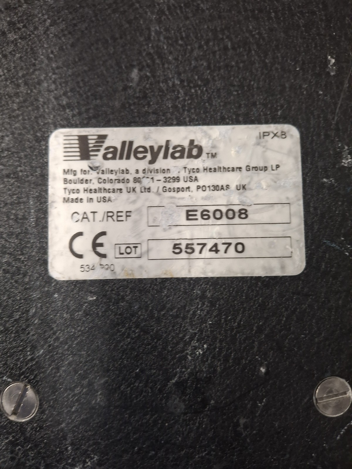 Valleylab E6008 Monopolar Electrosurgical Footswitch