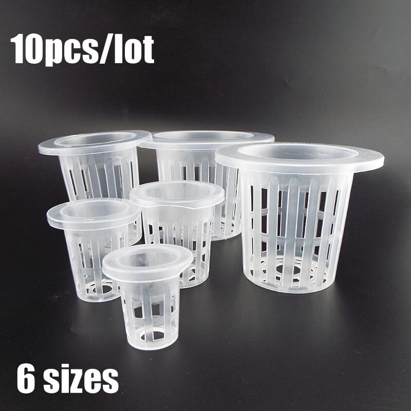 Hydroponic Colonization Mesh Pot Net Cup Basket Aeroponic Planting Grow Clone