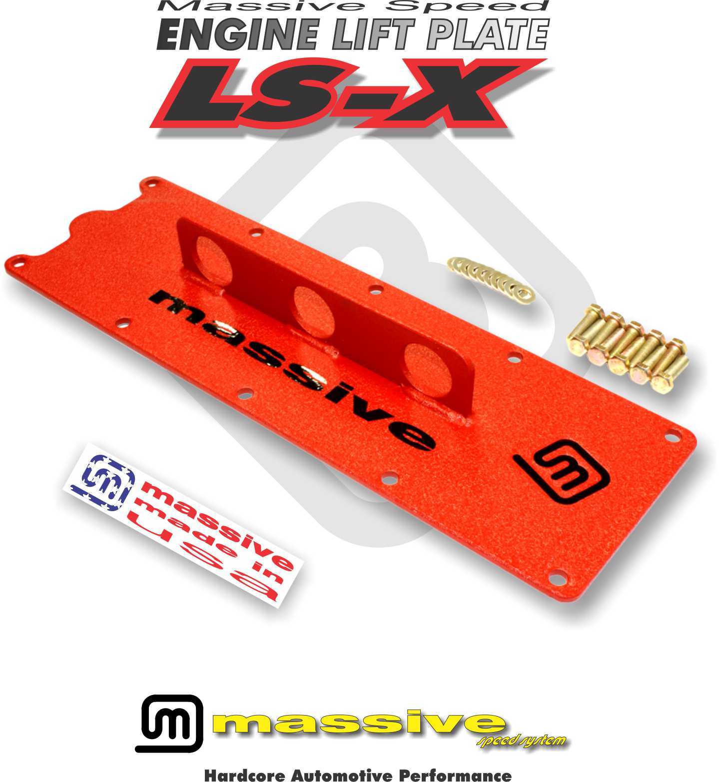 Massive Engine Lift Plate Hoist Crane LS1 LSX Truck LQ4 6.0 6.2 5.3 4.8 Gen III