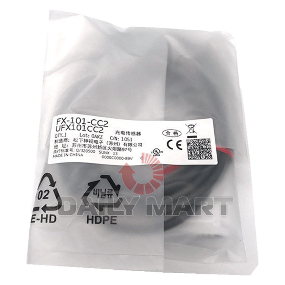 New In Box PANASONIC/SUNX FX-101-CC2 Photoelectric Sensor