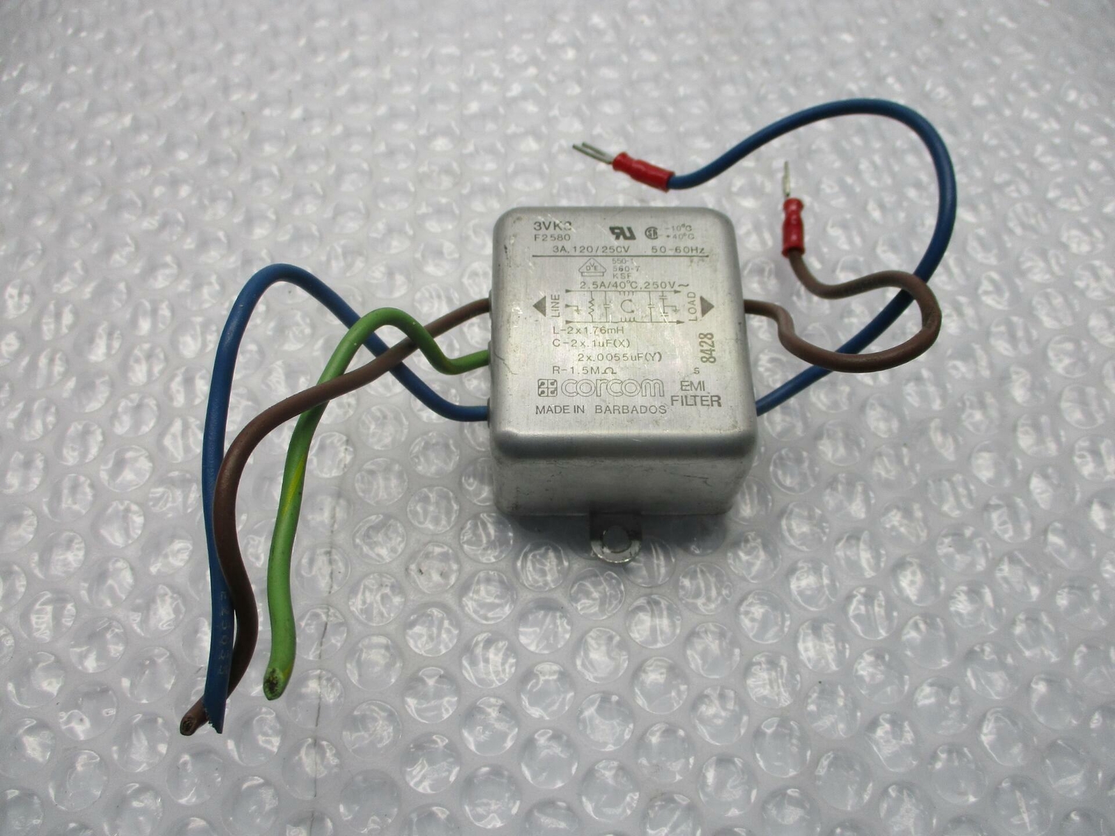 CORCOM 3VK3 F2580 FILTER UNMP